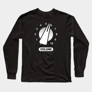 Guitar Amplifier Volume Knob Long Sleeve T-Shirt